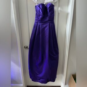 David's Bridal Rich Purple Gown